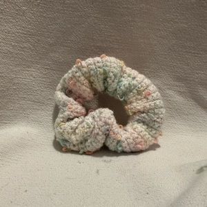 Hand crocheted scrunchie